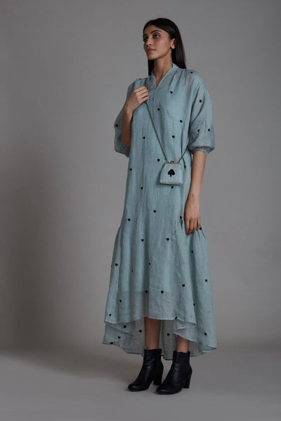 MATI QUEEN OF HEART DRESS-BLUE Fashion Mati