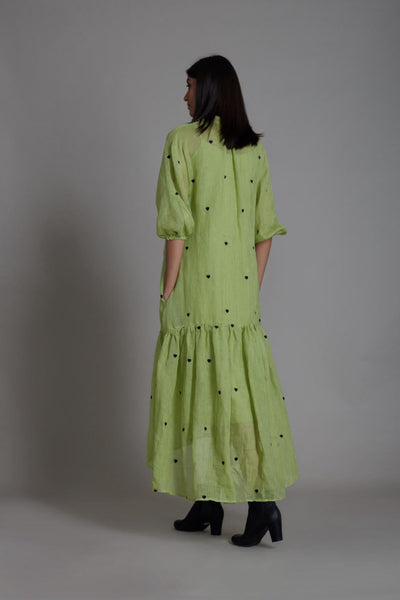 MATI QUEEN OF HEART DRESS-GREEN Fashion Mati