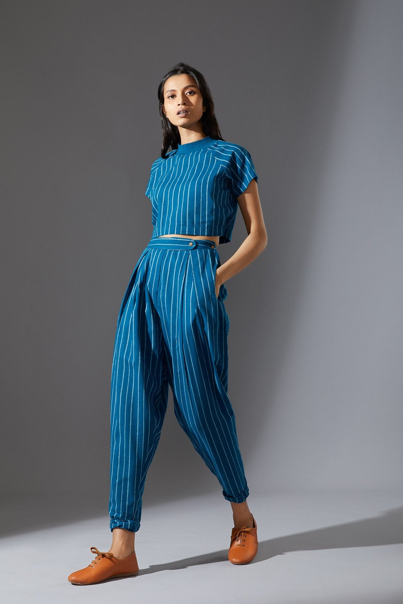 MATI RIB STOKA SET - AW BLUE Fashion Mati