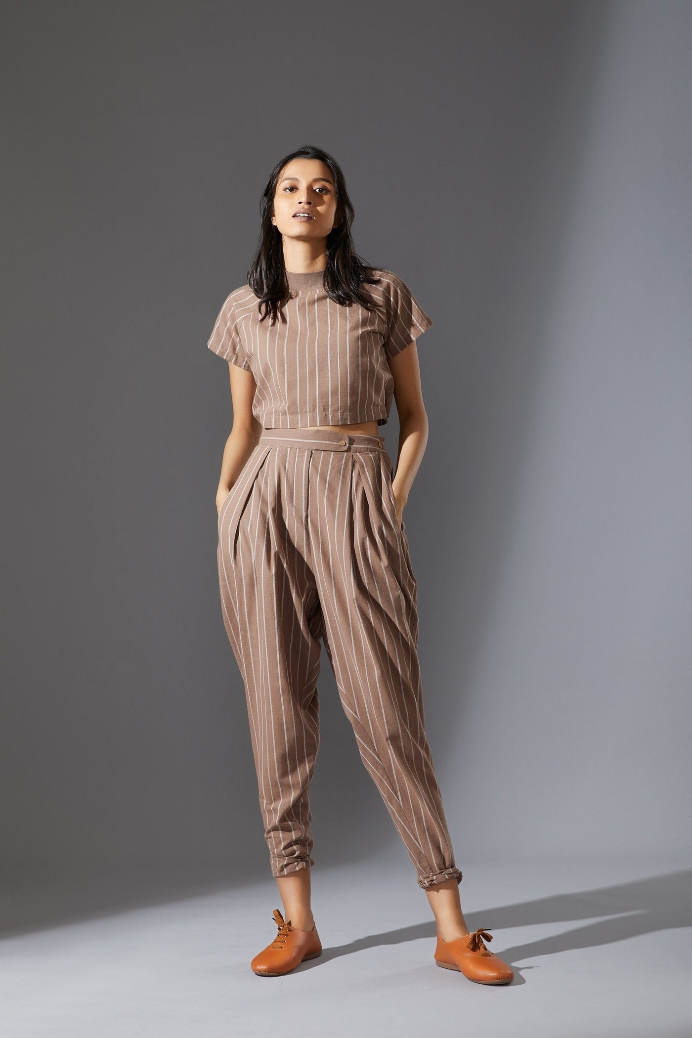 MATI RIB STOKA TOP-AW BEIGE Fashion Mati