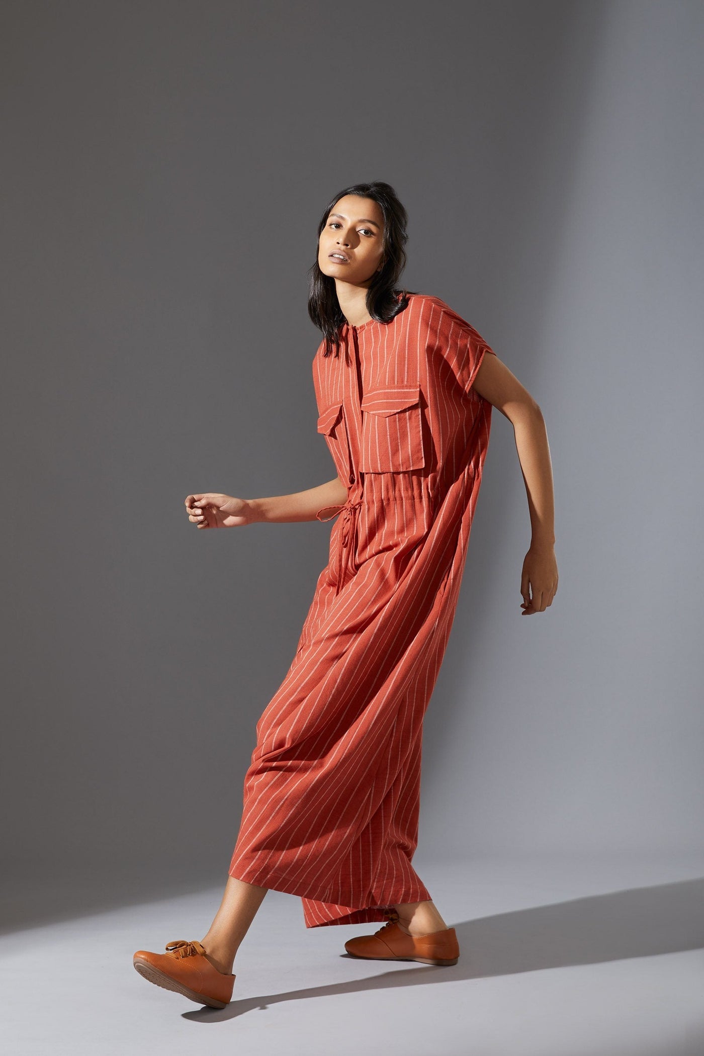 MATI SAFARI JUMPSUIT - AW RUST Fashion Mati