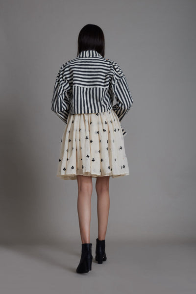 MATI SHUFFLE JACKET-BLACK STRIPE Fashion Mati