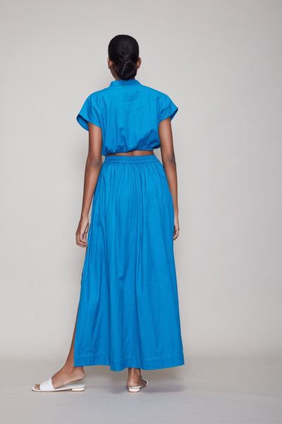 MATI SL SKIRT - BLUE Fashion Mati
