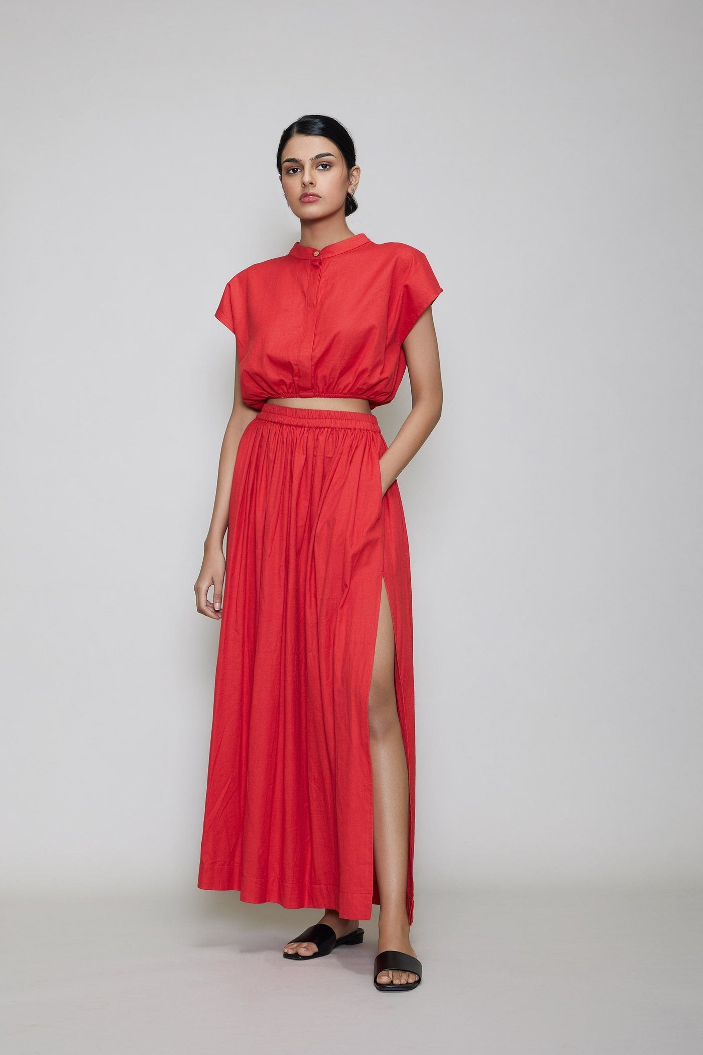 MATI SL SKIRT - RED Fashion Mati