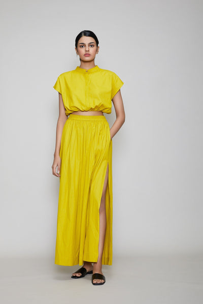 MATI SL SKIRT - YELLOW Fashion Mati