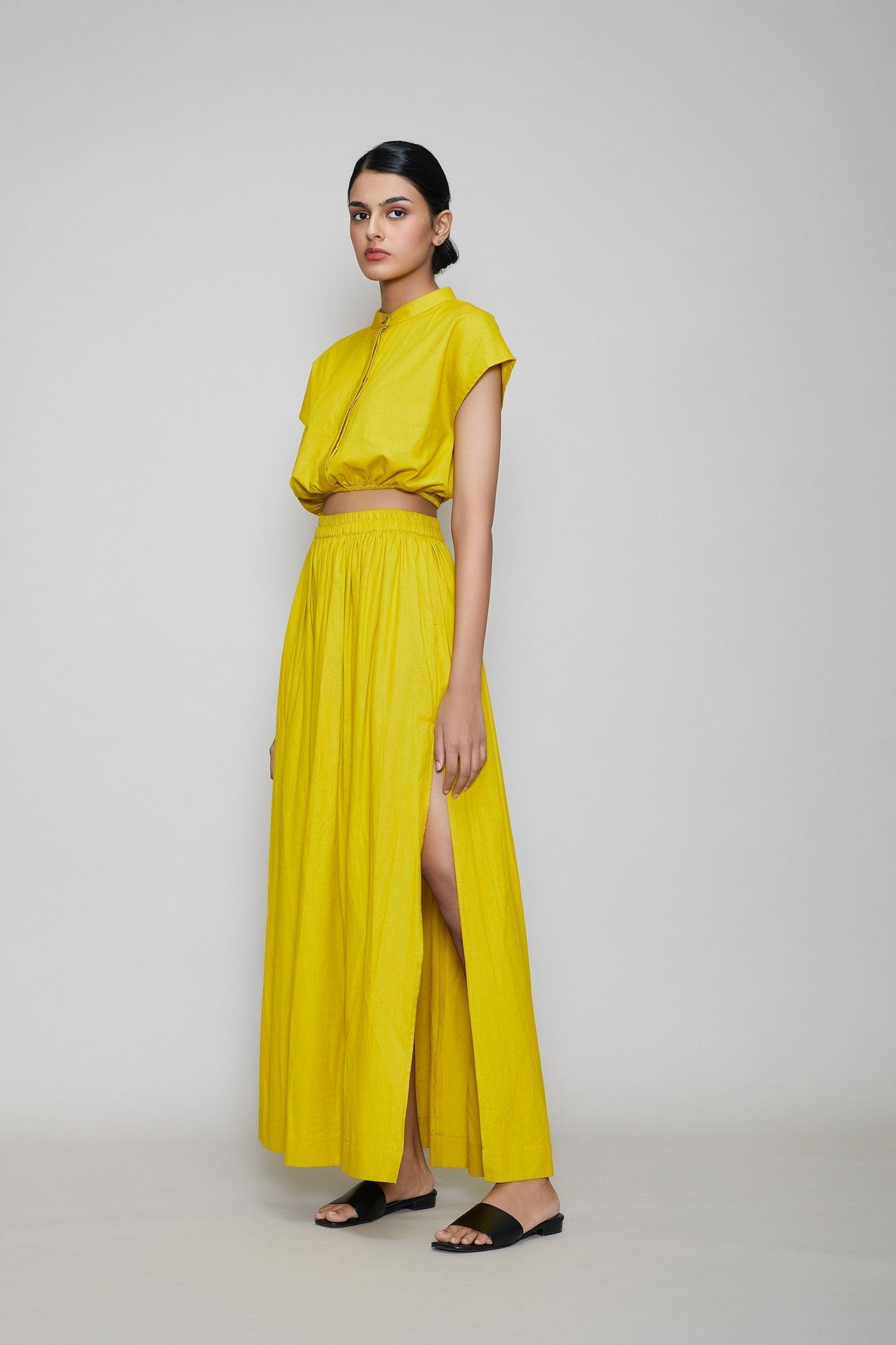 MATI SL SKIRT - YELLOW Fashion Mati