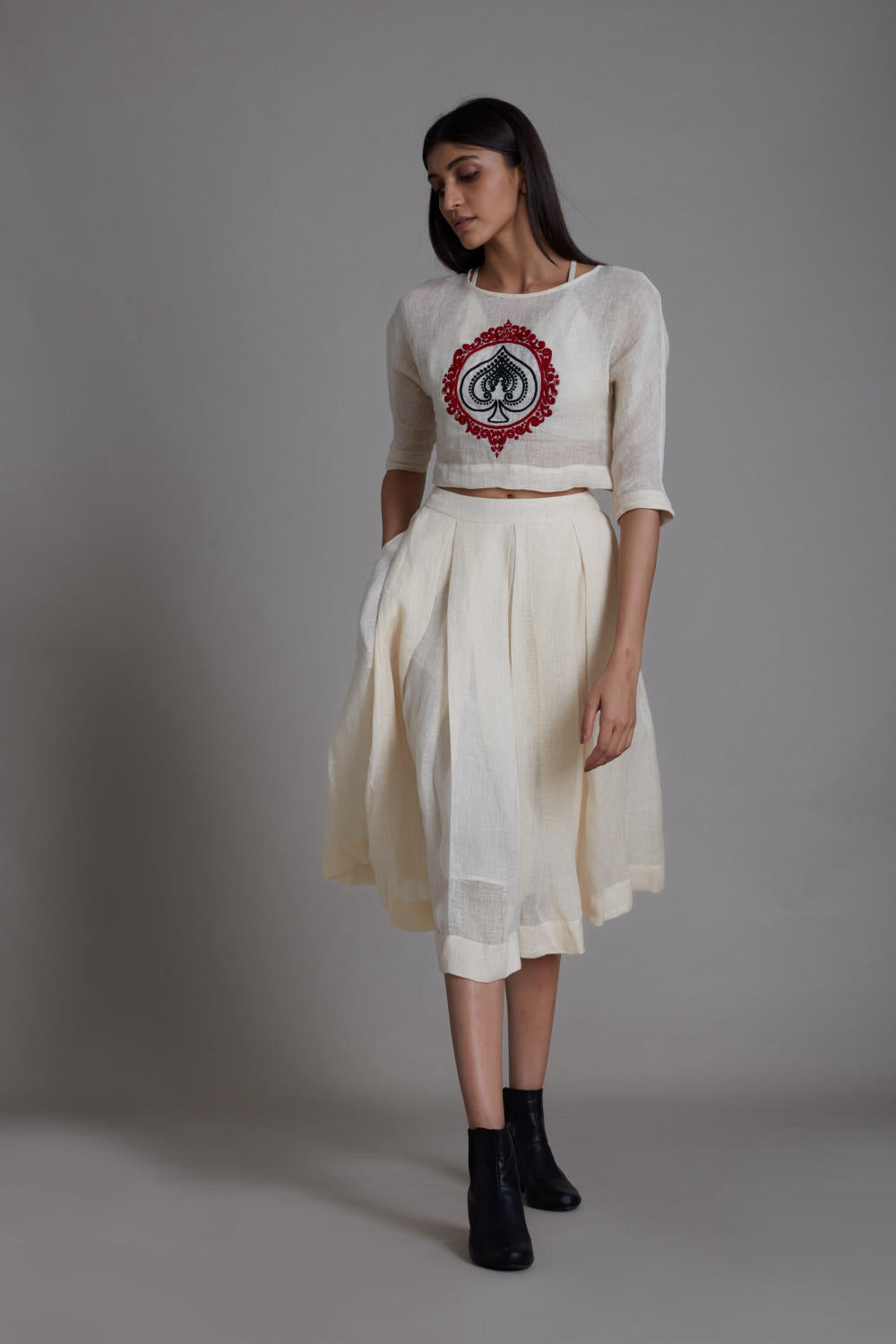 MATI SOLO SPADE TOP-OATMEAL Fashion Mati