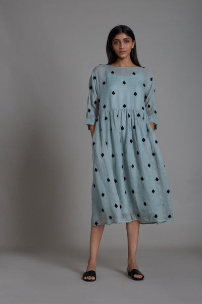 MATI TEEN PATTI DRESS-BLUE Fashion Mati