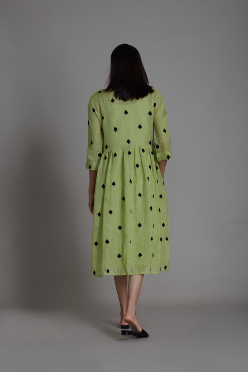 MATI TEEN PATTI DRESS-GREEN Fashion Mati