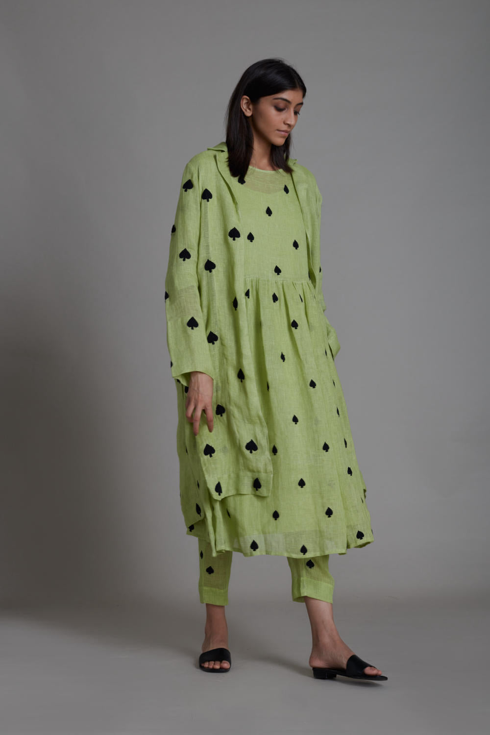 MATI TEEN PATTI JACKET-GREEN Fashion Mati