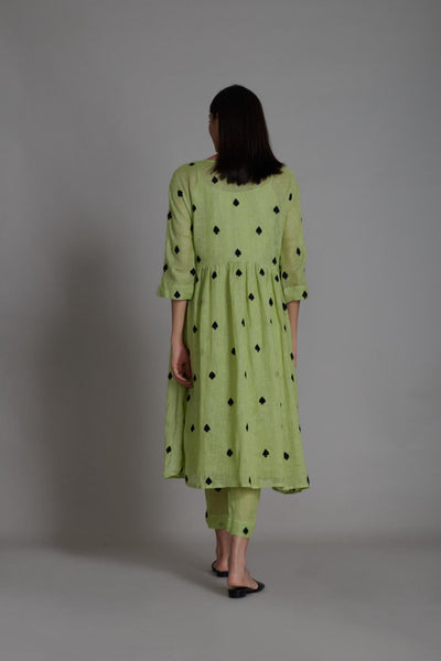 MATI TEEN PATTI SE PANTS-GREEN Fashion Mati