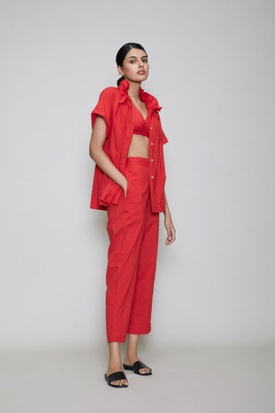 MATI TORA BRALETTE 3 PIECE SET - RED Fashion Mati