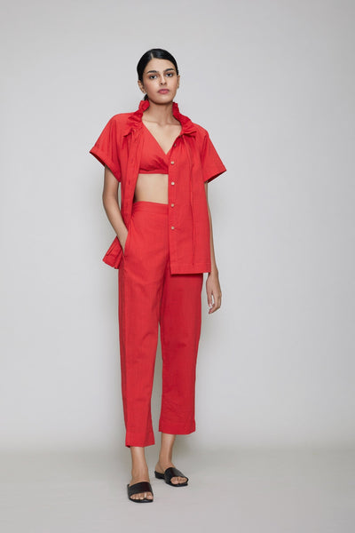MATI TORA BRALETTE 3 PIECE SET - RED Fashion Mati