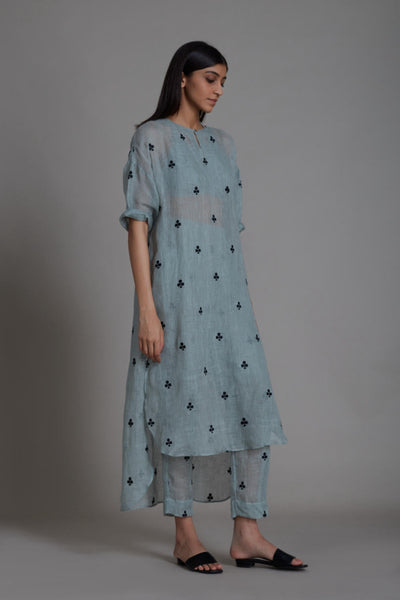 MATI TRUMP CARD TUNIC DRESS-BLUE Fashion Mati