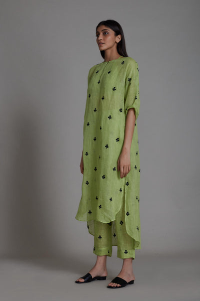 MATI TRUMP CARD TUNIC DRESS-GREEN Fashion Mati