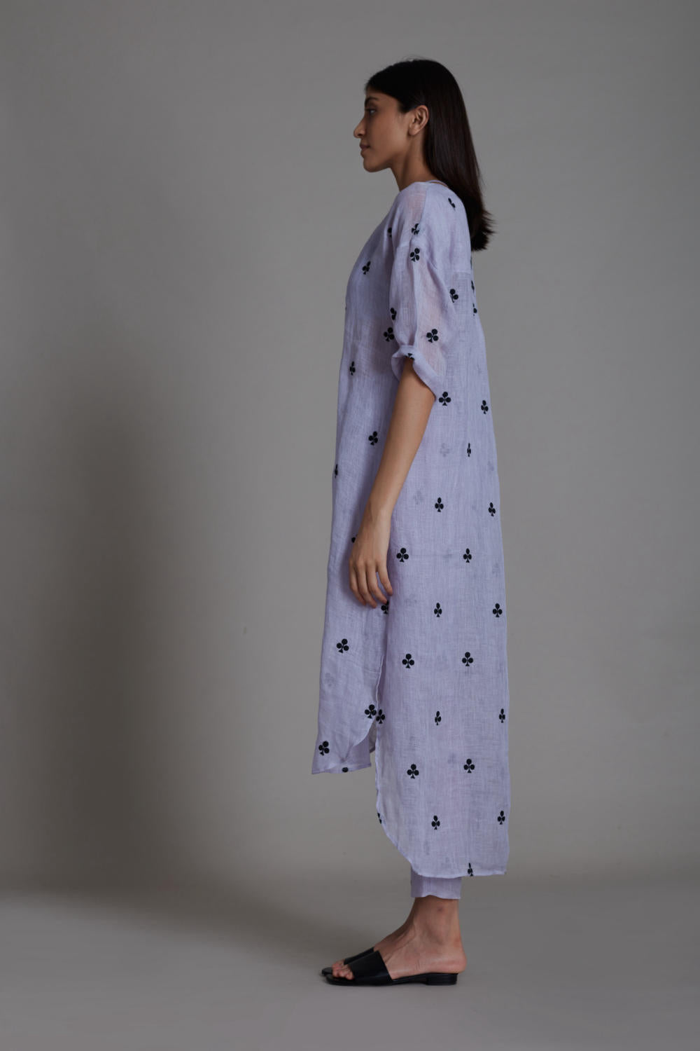 MATI TRUMP CARD TUNIC DRESS-LAVENDER Fashion Mati