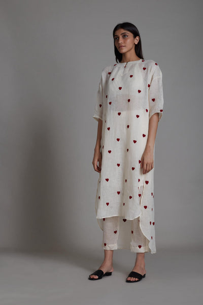MATI TRUMP CARD TUNIC DRESS-OATMEAL Fashion Mati