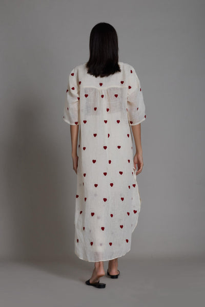 MATI TRUMP CARD TUNIC DRESS-OATMEAL Fashion Mati