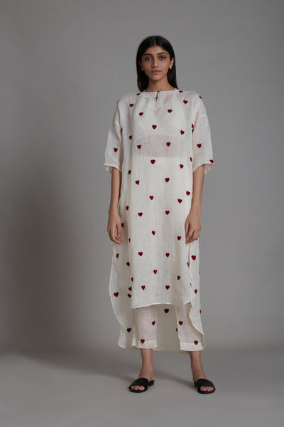 MATI TRUMP CARD TUNIC DRESS-OATMEAL Fashion Mati