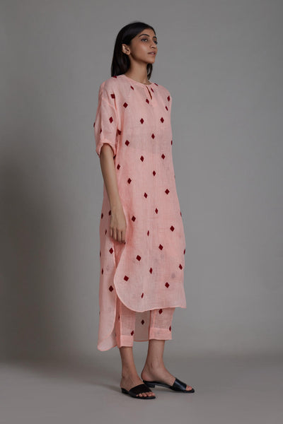 MATI TRUMP CARD TUNIC DRESS-PINK Fashion Mati