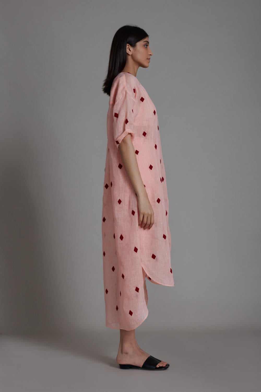 MATI TRUMP CARD TUNIC DRESS-PINK Fashion Mati