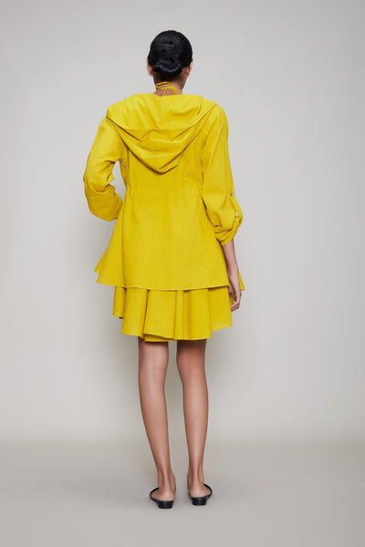MATI VEZA & JACKET SET- YELLOW Fashion Mati