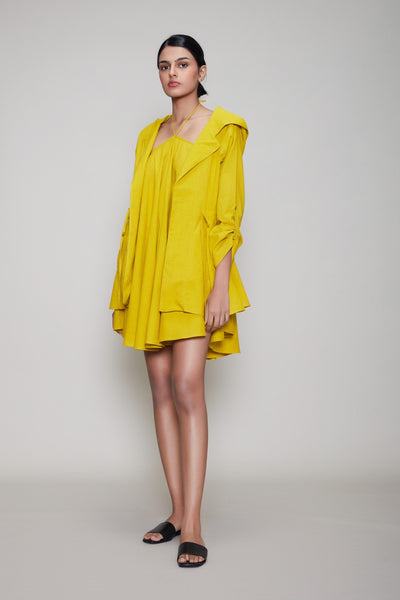 MATI VEZA & JACKET SET- YELLOW Fashion Mati