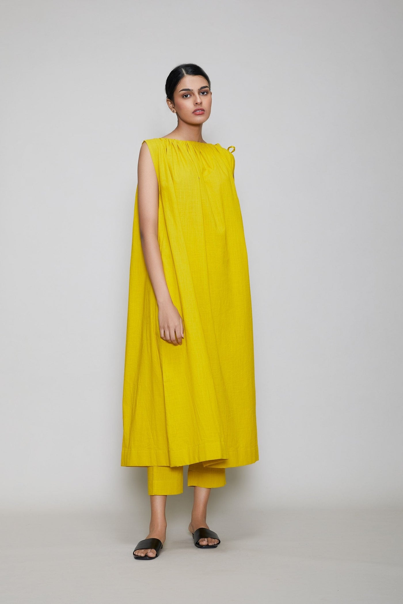 MATI YUPA AAKAAR DRESS - YELLOW Fashion Mati