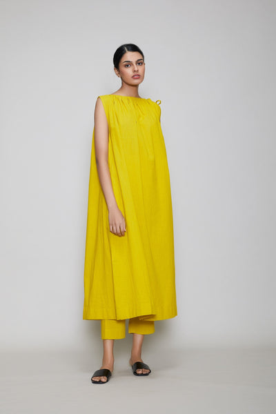MATI YUPA AAKAAR DRESS - YELLOW Fashion Mati