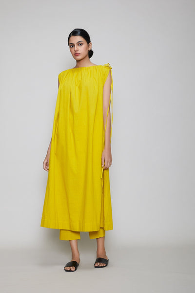 MATI YUPA AAKAAR DRESS - YELLOW Fashion Mati