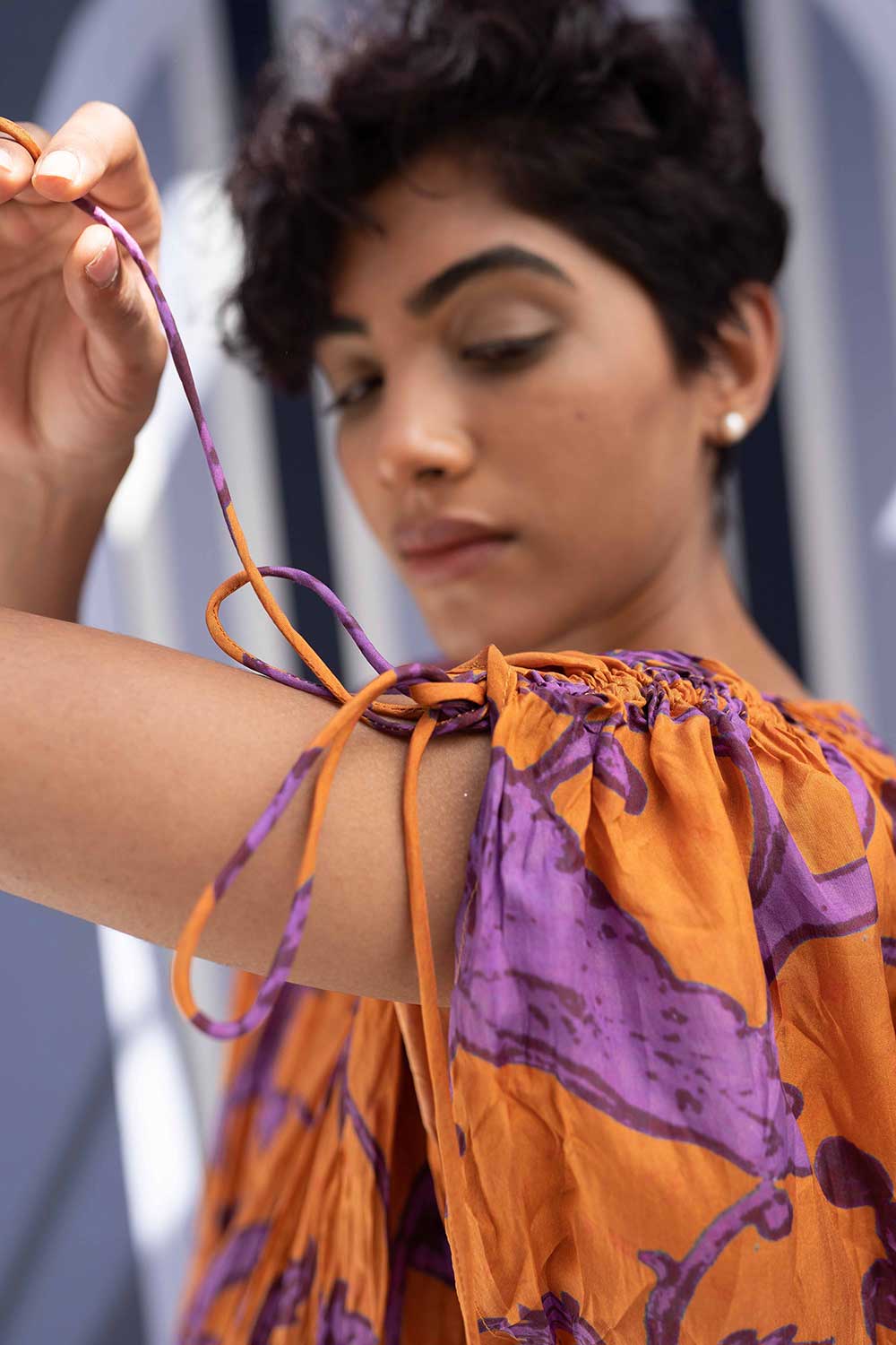 MAUI ORANGE KAFTAN SET Fashion Yam