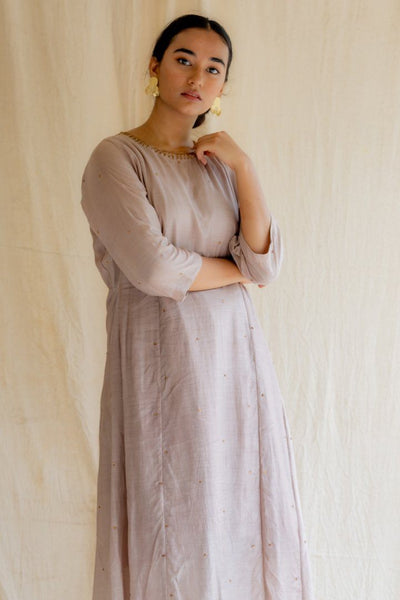 Mauve Abha Kurta Set Fashion Nirjara