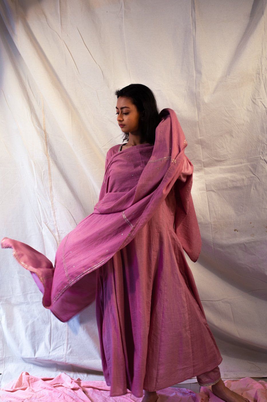Mauve Side Kalidar Kurta Fashion Juanita 