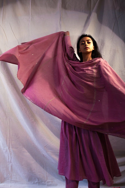 Mauve Side Kalidar Kurta Fashion Juanita 