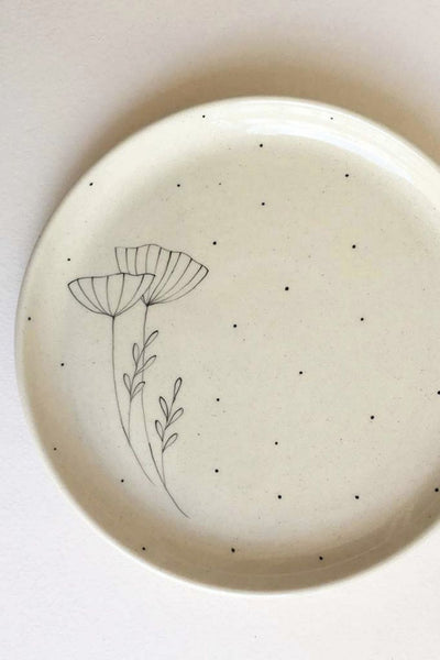 Meadow Quarter Plate ( Set of 2 ) Home Minimal Indian 