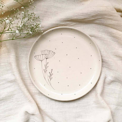 Meadow Quarter Plate ( Set of 2 ) Home Minimal Indian 