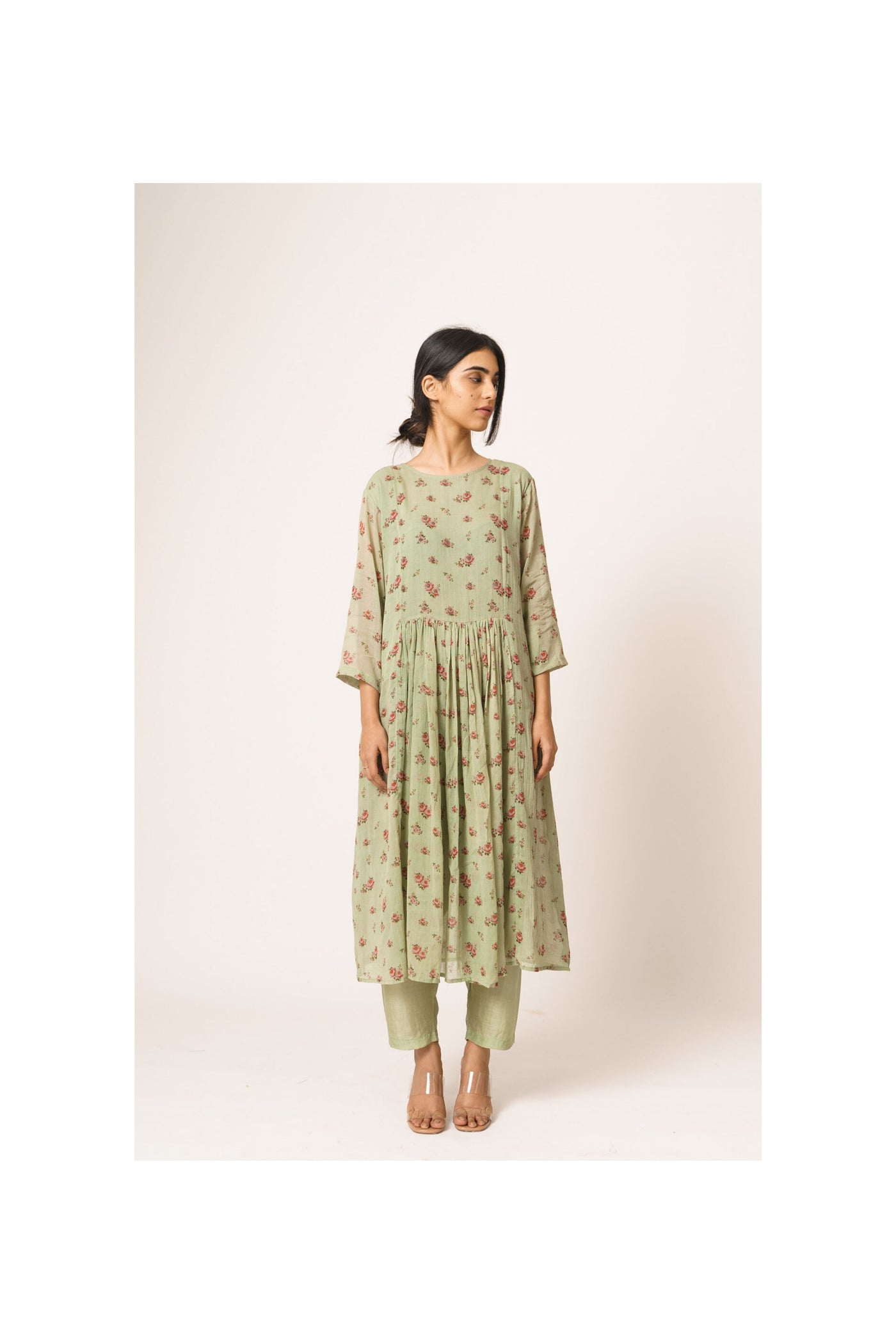 Mint Green Aayat Kurta and Pant Set Fashion DOT