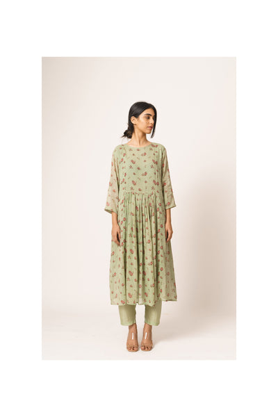 Mint Green Aayat Kurta and Pant Set Fashion DOT