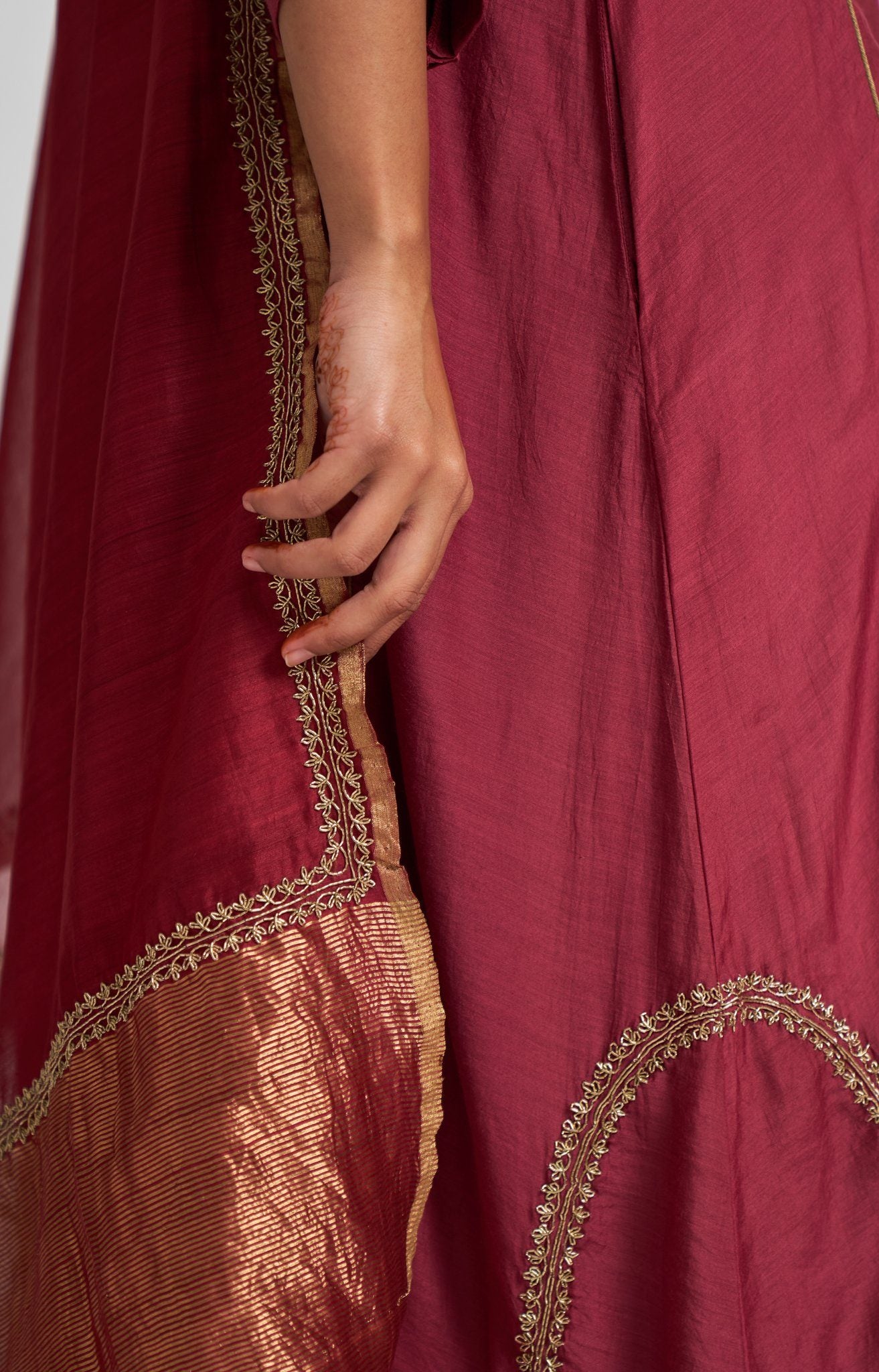 Mridini Red Kurta Set Fashion DOT