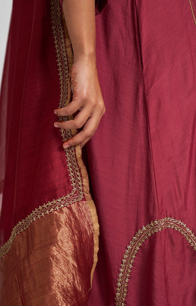 Mridini Red Kurta Set Fashion DOT