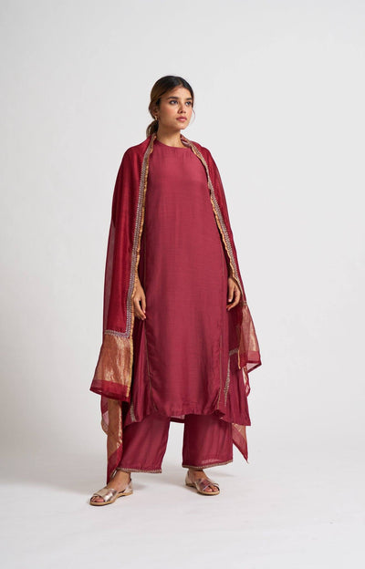 Mridini Red Kurta Set Fashion DOT