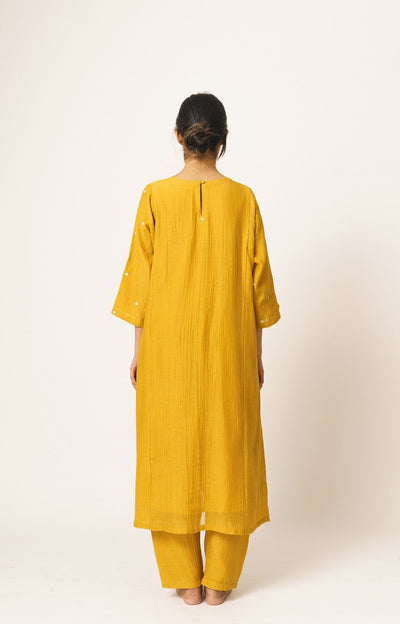Mustard Aayat Kurta and Pant Set Fashion DOT 