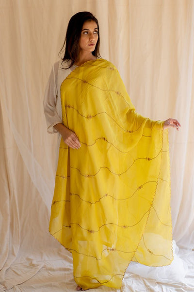 Mustard Adi Bel Odhani Fashion Nirjara