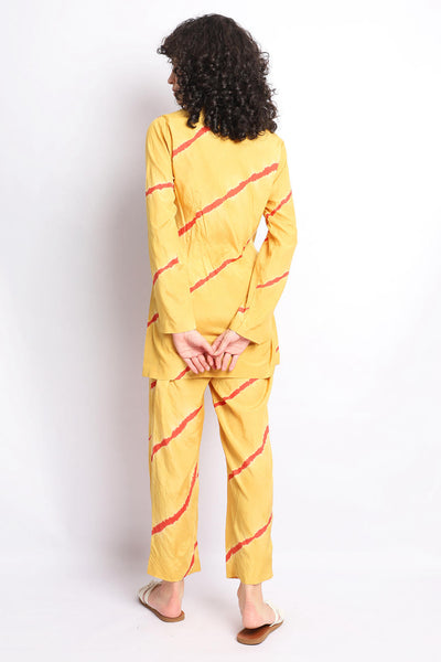 MUSTARD AND RUST WRAP CO-ORD SET Fashion The Pot Plant