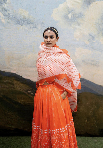 NARANGHI LEHENGA Fashion YAM