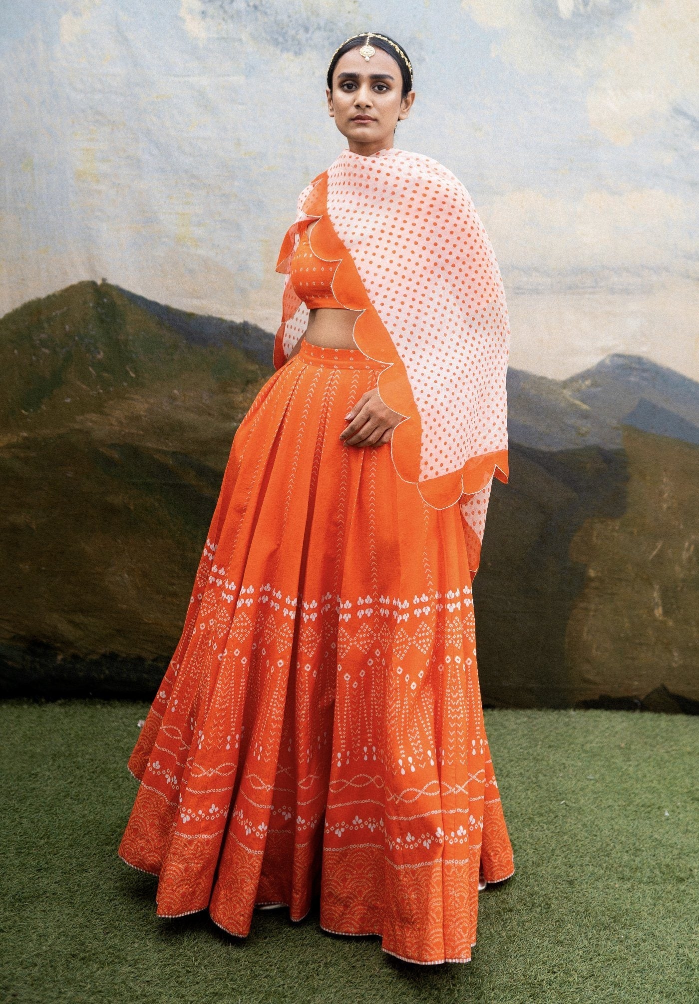 NARANGHI LEHENGA Fashion YAM