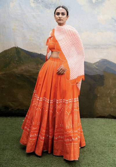 NARANGHI LEHENGA Fashion YAM