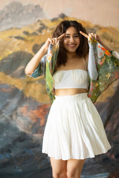 NAZARA Fashion Yam XS Bralette-Shorts Set