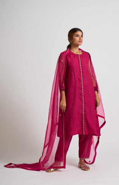 Neera Pink Kurta Set Fashion DOT