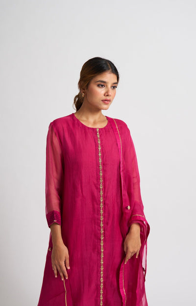 Neera Pink Kurta Set Fashion DOT
